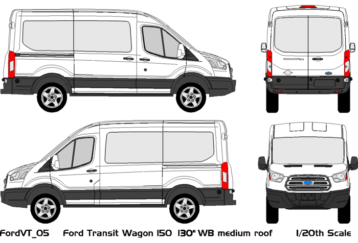 Pro Vehicle Outlines: Templates