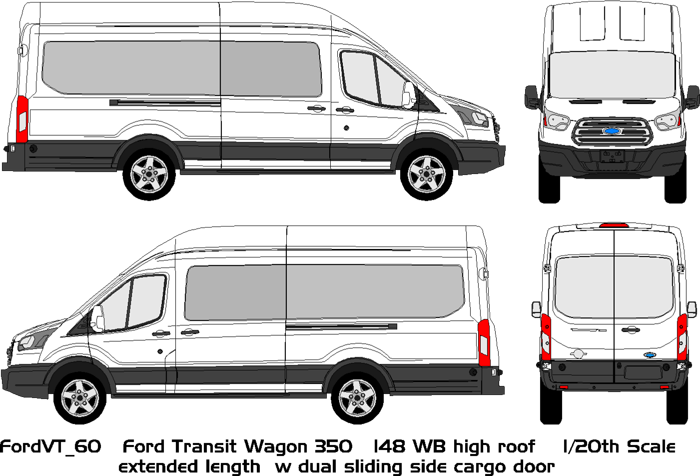 Pro Vehicle Outlines: Templates