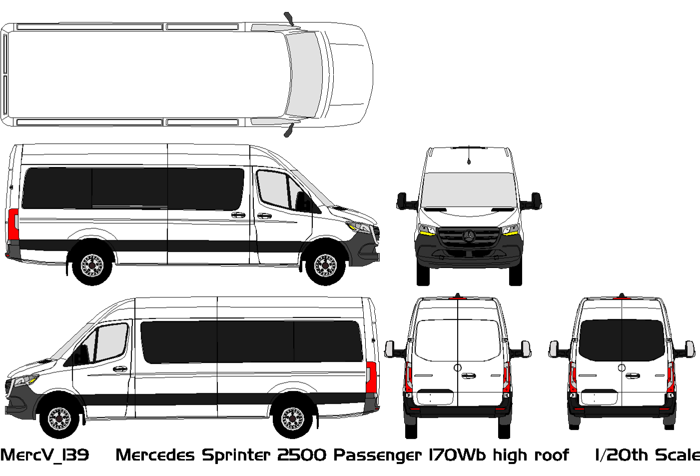 Pro Vehicle Outlines: Templates
