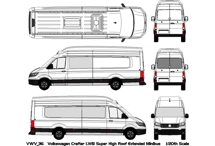Pro Vehicle Outlines: Templates